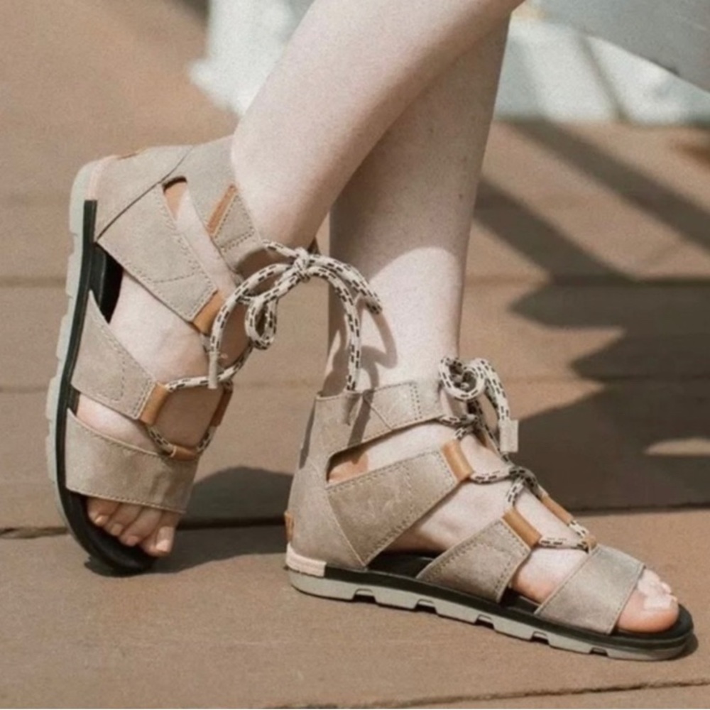 SOREL Torpeda Lace-up Gladiator Sandals Size 10